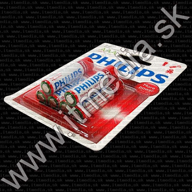 Image of PHILIPS battery alkaline 6xAAA (LR03) (IT8256)